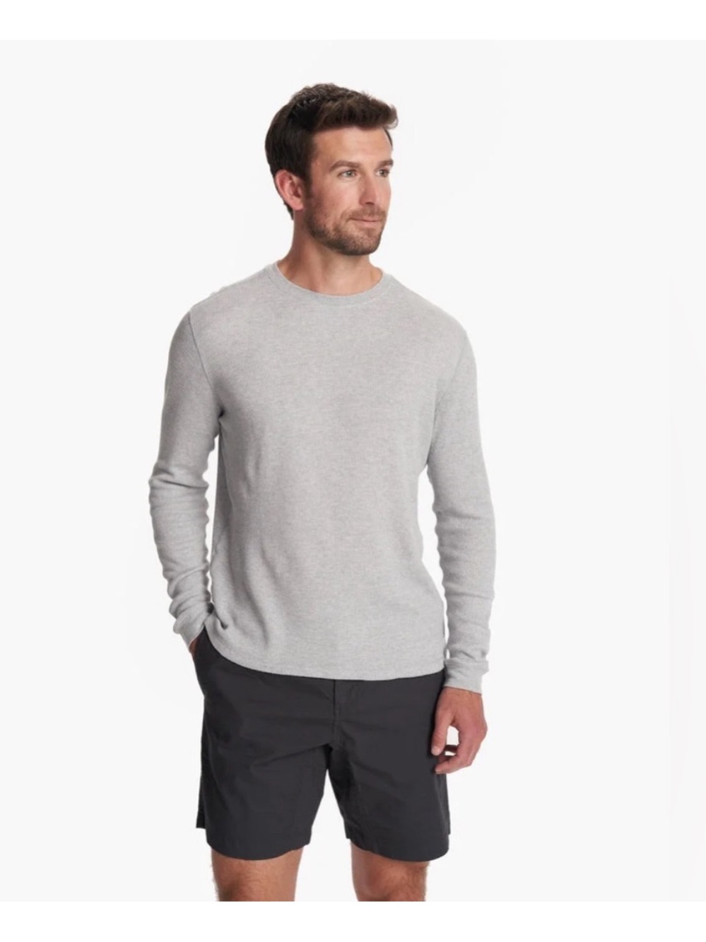 Vuori Waffle Crew Long-Sleeve Crewneck NWOT